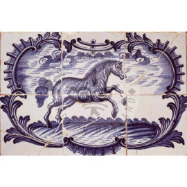 6 Tile Horse In Acolade Panel