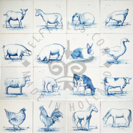 Farm Animals Tiles (HDB)