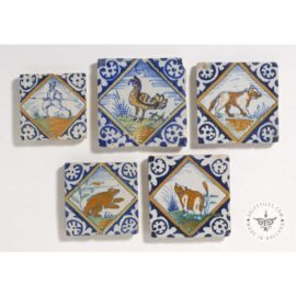 Antique diamond animal tiles #PC3