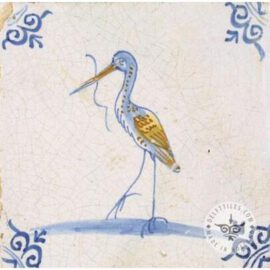 Stork On Tile Delft Tiles  #D29