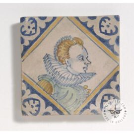 Woman portrait tile  #PC44