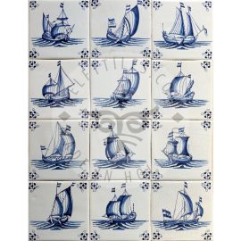 Ship on Waves Tile (SZ)